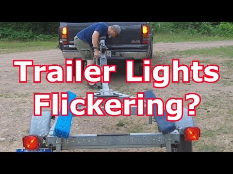 FIX YOUR TRAILER LIGHTS (6) - Trick For Flickering Lights