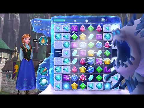 Frozen Free Fall: Snowball Fight Level 280 Walkthrough, , No Power Ups