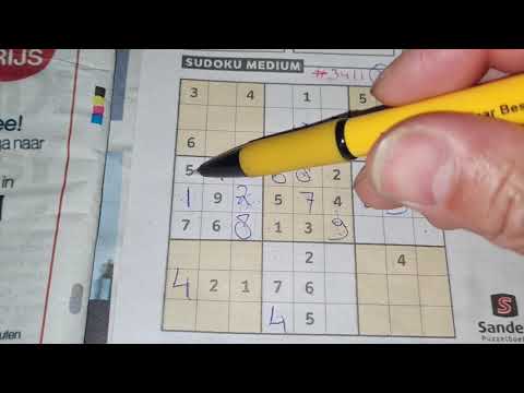 Again Our Daily Sudoku practice continues. (#3411) Medium Sudoku. 09-18-2021