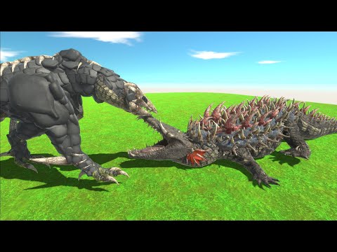 LIZZIE vs SKULLCRAWLER - Animal Revolt Battle Simulator