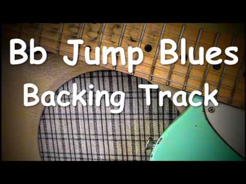 Jump Blues Backing track in Bb  - B flat medium tempo shuffle