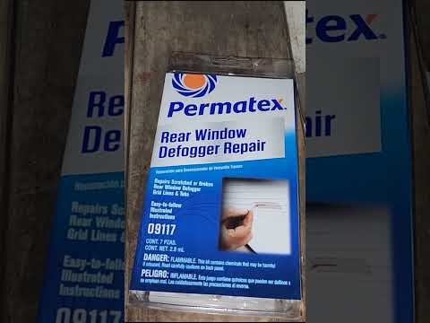 REAR WINDOW DEFROSTER FIX FOR RIPED OFF CABLE #autos #automobile #tutoriales #diy #defrosting