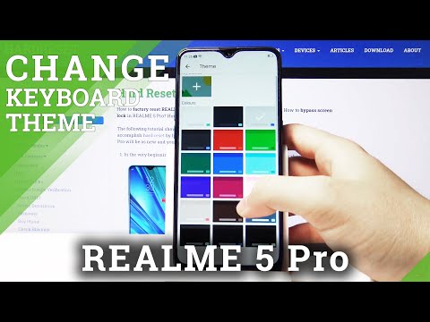 How to Change Keyboard Theme on Realme 5 Pro - Refresh Keyboard Appearance