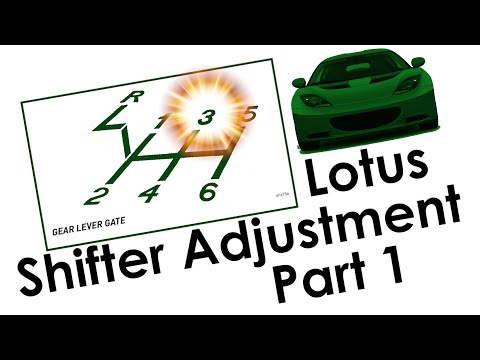 Lotus Evora Shifter Adjustment 2011