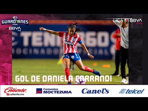 Gol de D. Carrandi | Rayadas 2-1 A.San Luis | LigaBBVAMXFemenil |  Guard1anes 2020 J5