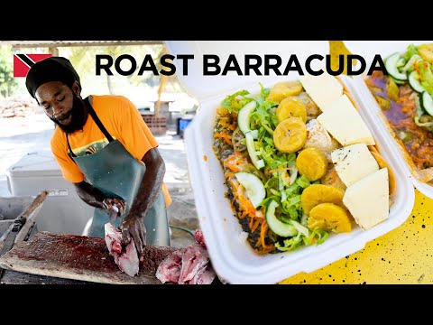 Roast BARRACUDA by Bodow in Manzanilla, Trinidad & Tobago 🇹🇹 In De Kitchen