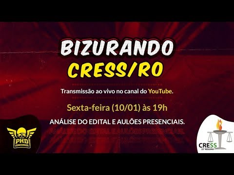 BIZURANDO CRESS/RO - PHDCONCURSOS