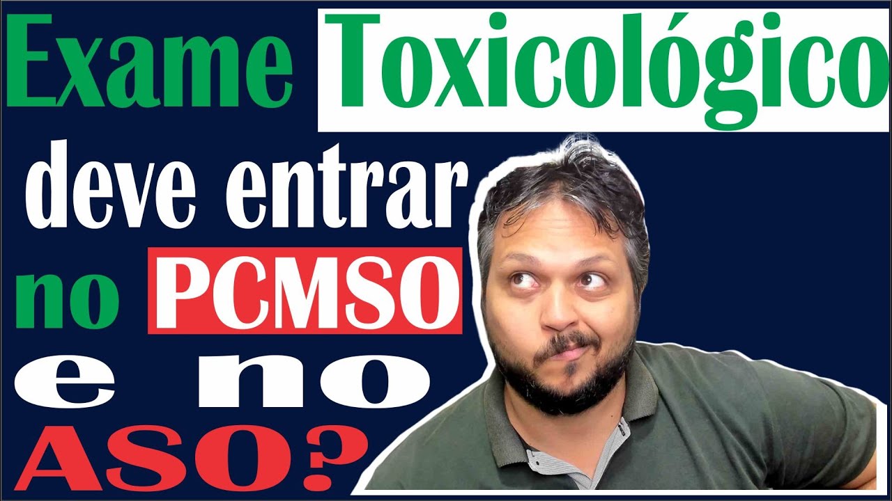 Os Exames Toxicológicos devem entrar no PCMSO e no ASO?