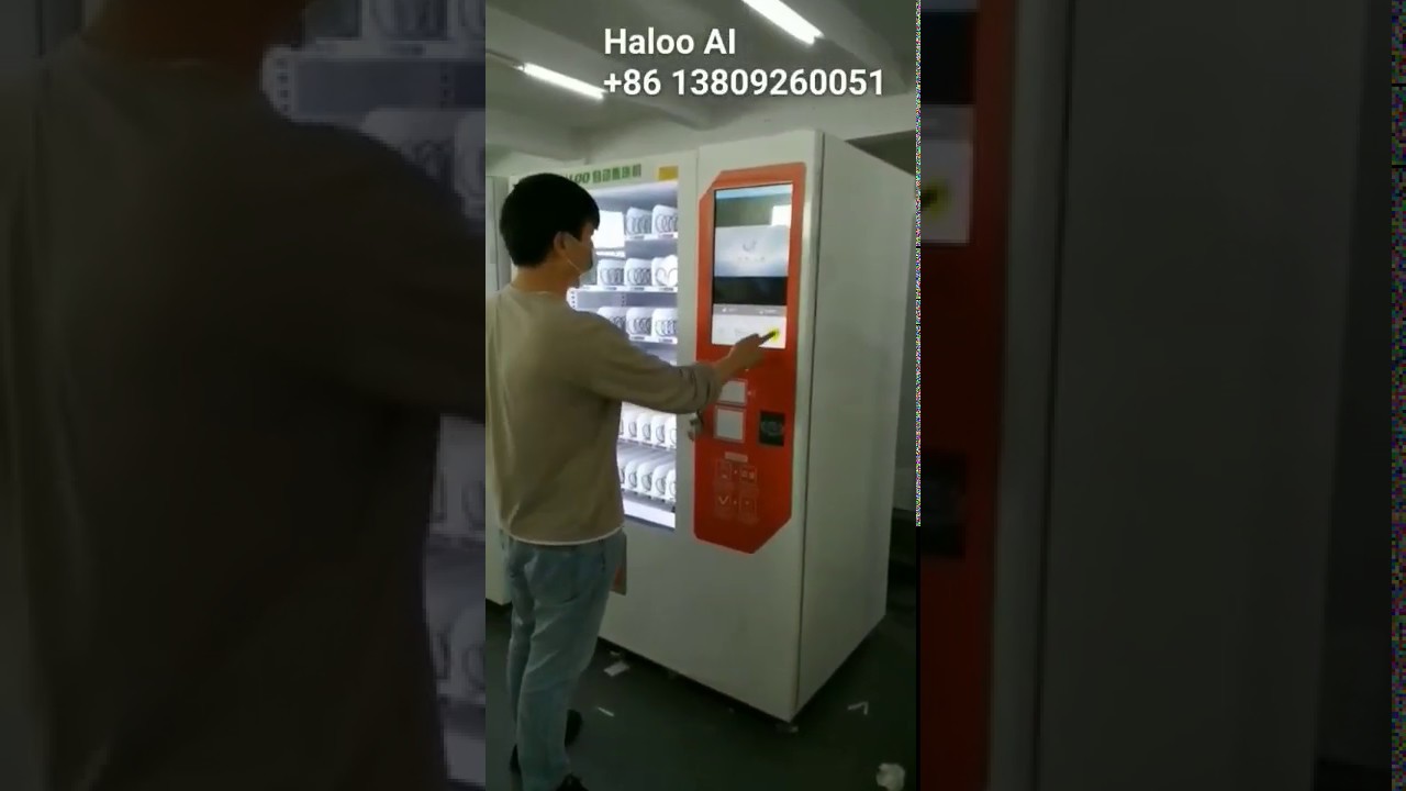 Self-servimask Vending machine from Haloo Automation Equipment
