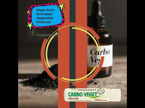Carbo Vegetabilis Uses in Homeopathy | Gas, Indigestion & Breathing Relief #ActivatedCharcoal