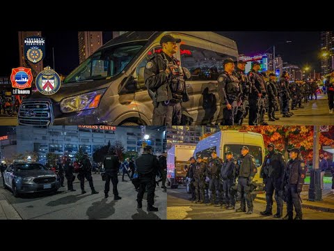 ⁴ᴷ Toronto: Public Safety Response Team - PSRT - MLB World Series - Game 7 - 2025
