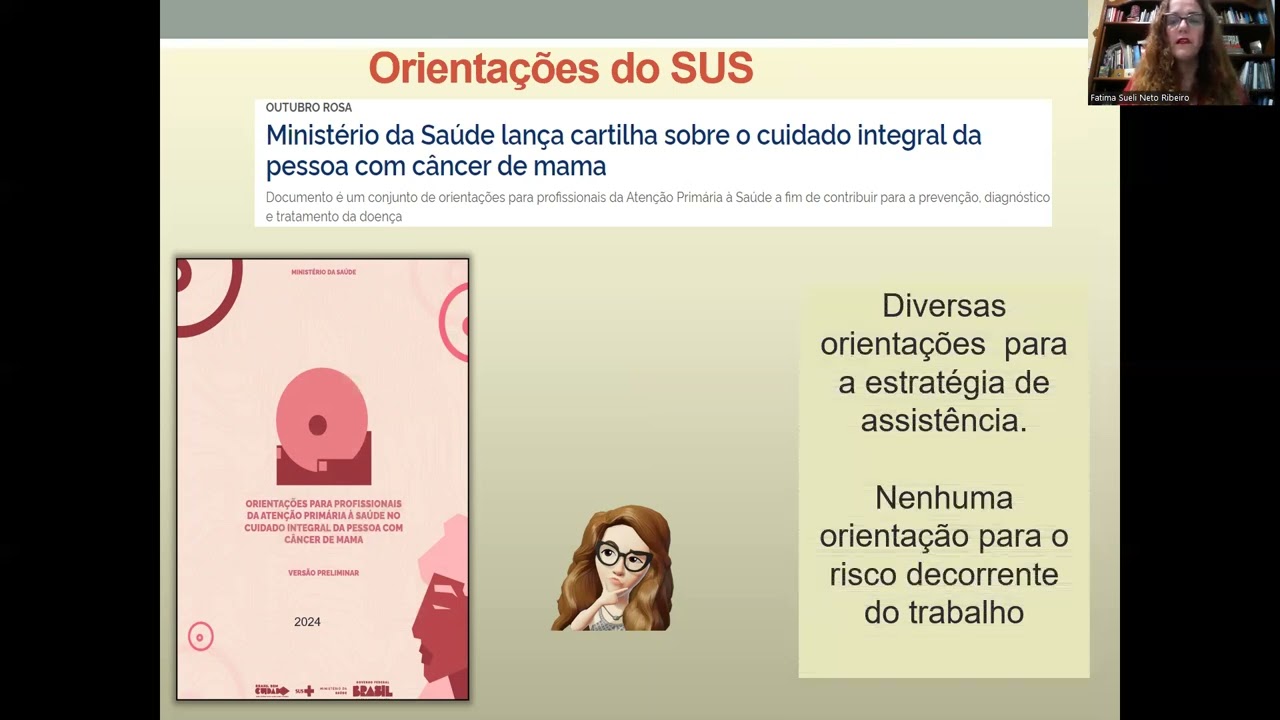 Outubro Rosa - Apresentação audiovisual, profª Fátima Sueli - 29/10/2024