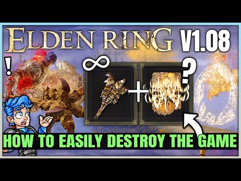 The New 1.08 Best Hammer is Actually GAME BREAKING Now - OP ULTIMATE Beast Combo Build - Elden Ring!