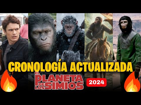 CRONOLOGÍA EL PLANETA DE LOS SIMIOS 🚨ACTUALIZADO 2024🚨| ORDEN CORRECTO de las PELÍCULAS 🤯🔥