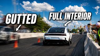 We WON our First Drag Race at Roadkill Nights! Roasting all 4 Tires on Launch!