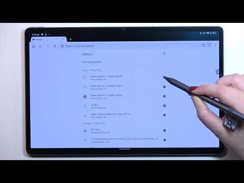 How to Clear Browsing Data on LENOVO Tab P12 Pro // Removing Browser Cache, Cookies, History
