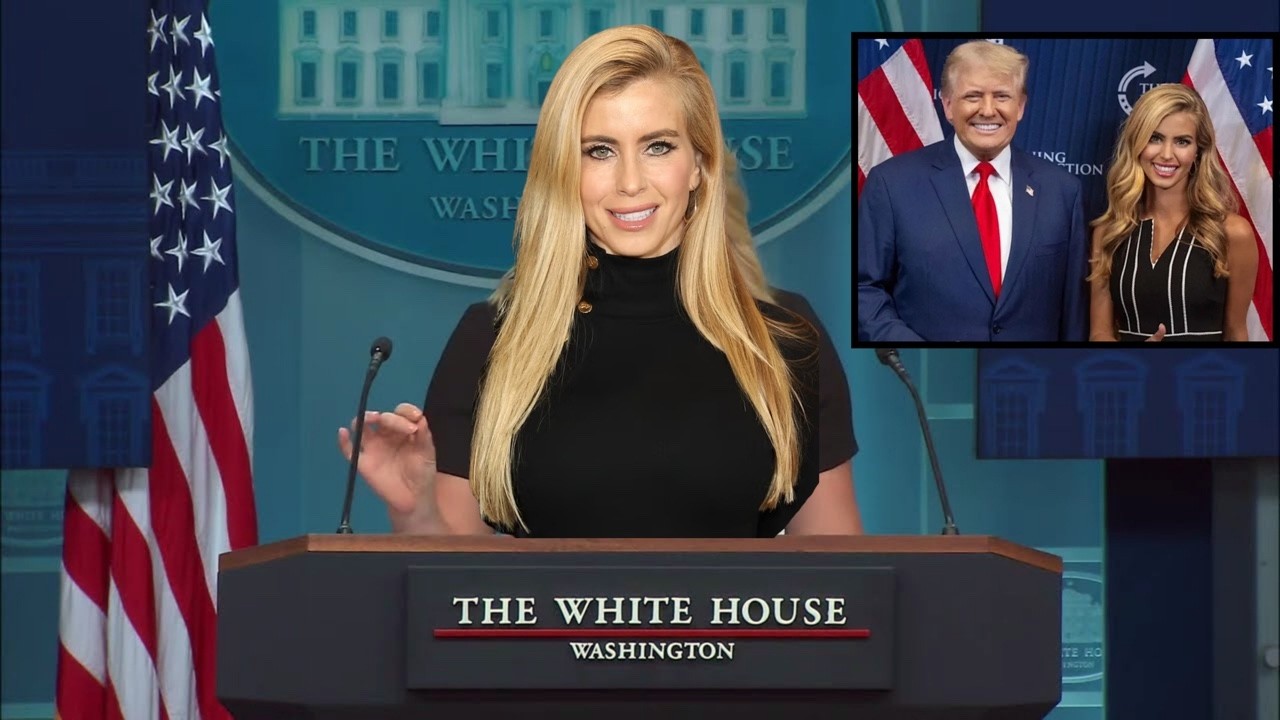 Katie Zacharia's FIRST Day as White House Press Secretary