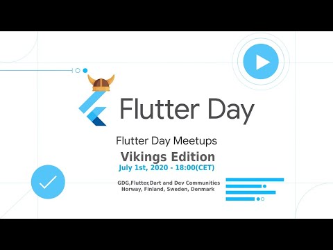 Flutter Day Meetups Vikings Edition! Q/A session with Chris Sells,PM Flutter development experience