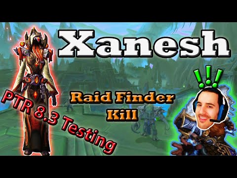 ⚡ 8.3 PTR Raid Finder Testing Dark Inquisitor Xanesh Kill 🔥 8/8M Elemental Shaman PoV ❄️