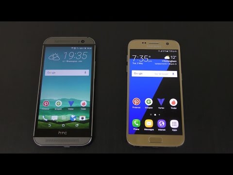 HTC One M8 vs Samsung Galaxy S7 - Speed Test!