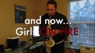 Girl on Fire Sax Cover - by SaxManDre - Alicia Keys - Girl on Fire