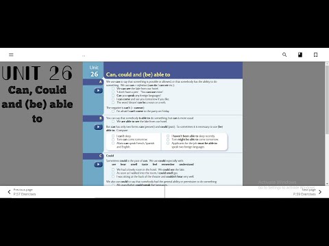 English Grammar In Use Unit 26