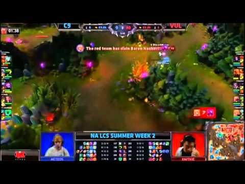 Best Baronsteal Ever on LCS! C9 vs VUL