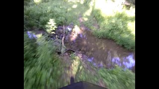 "K.M.E." trail ridden east to west.