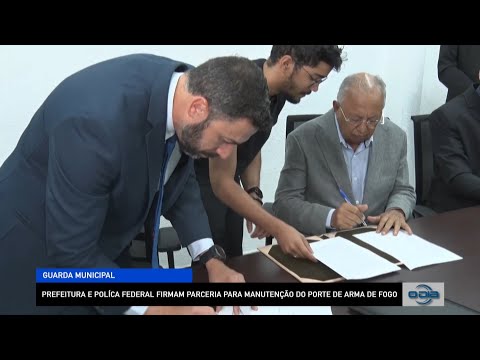 Prefeitura e Polícia Federal firmam parceria para manutenção de porte de arma de fogo 27 10 2022