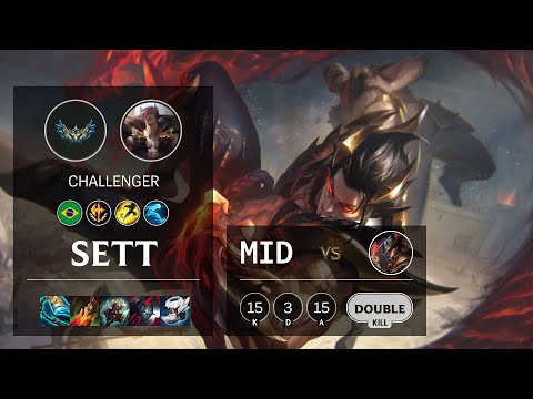 Sett Mid vs Twisted Fate - BR Challenger Patch 12.5