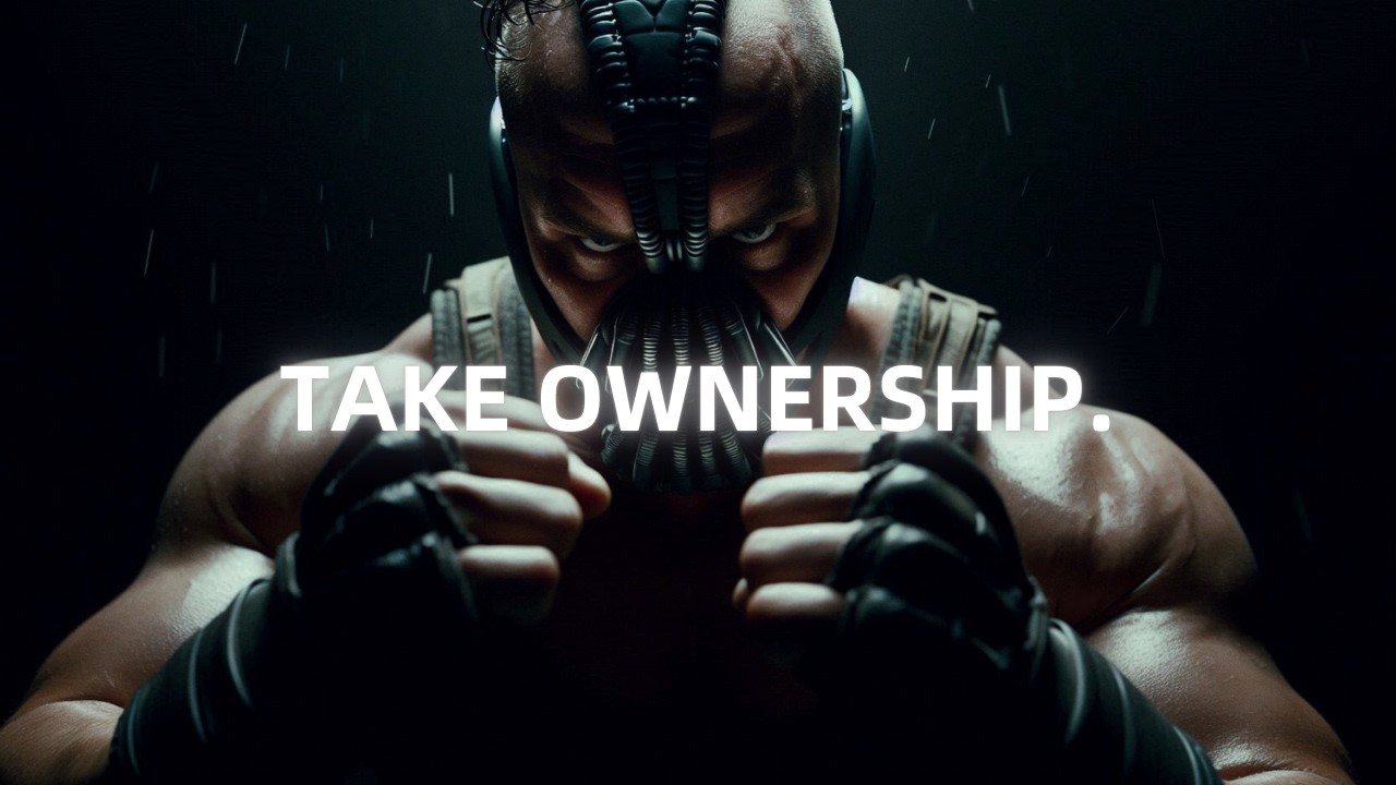 No one else can do it for you - Bane Motivational Speech (Powerful)