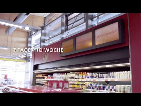 Tank Rast Werbung an der Autobahn