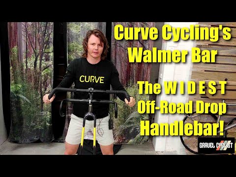 Curve Cycling's Walmer Handlebar - The W I D E S T Off-Road Drop Handlebar!