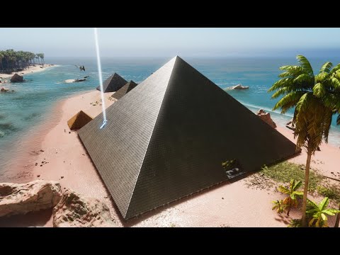 MASIVE PYRAMID 20x20 BUILD TUTORIAL  IN ARK SURVIVAL ASCENDED!!!