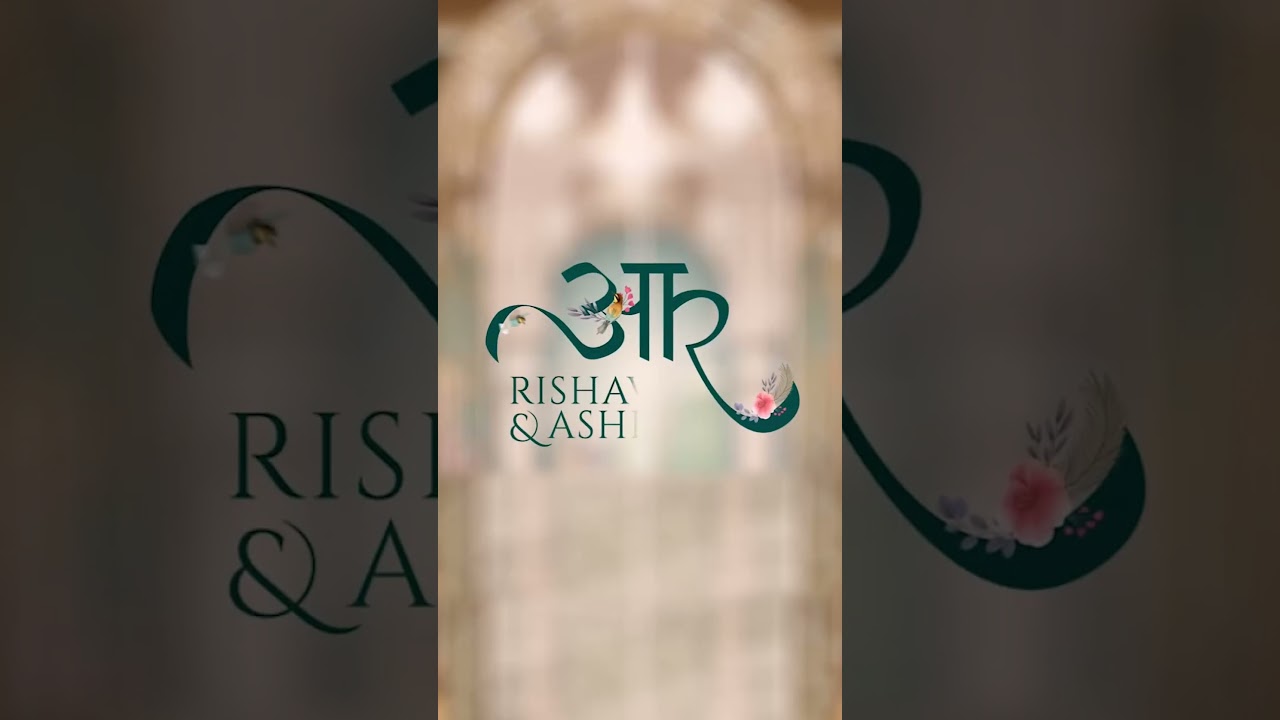 Elegant Wedding Monogram Animation Tutorial: Step-by-Step Guide #weddingstationery #love