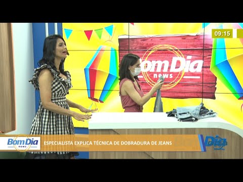 Especialista explica técnica de dobradura de jeans 24 06 2021