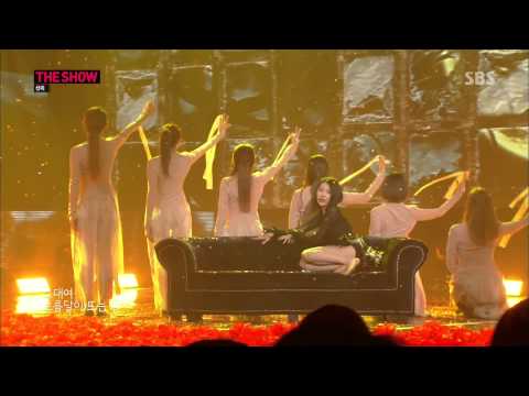140304 Sunmi Feat  Lena   Full Moon @ SBS The Show All About K pop 1080P
