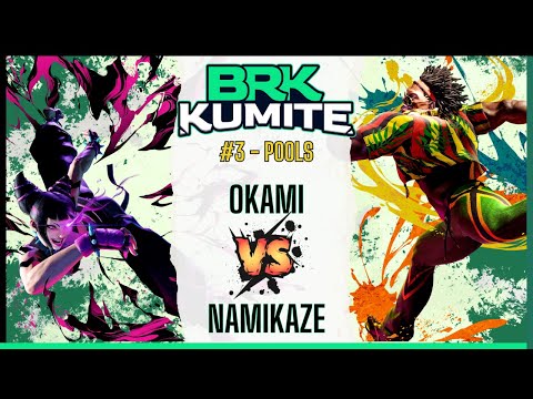 SF6 👊 Okami (Juri) vs Namikaze (Dee Jay) 👊 BR Kumite #3 - Street Fighter 6 - Pools
