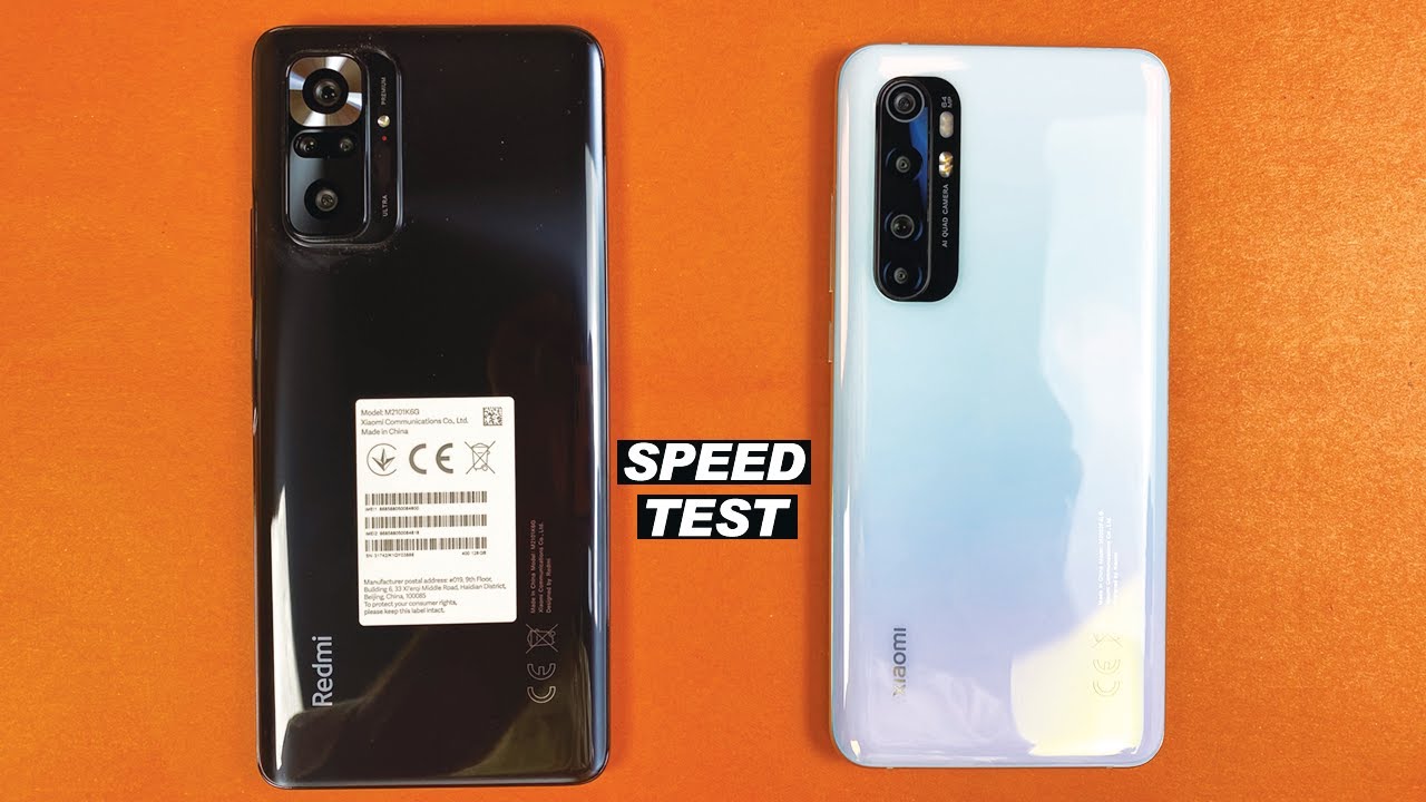 Redmi Note 10 Pro vs Mi Note 10 Lite - SPEED TEST!