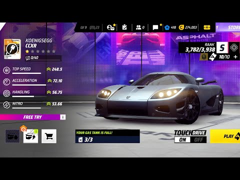 Asphalt 9 Legend Koenigsegg Ccxr Event Quantam Jumps