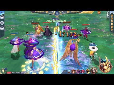 Afrodite CR com o novo cosmo ficou bem tanker - Saint Seiya Awakening