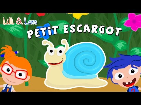 PETIT ESCARGOT porte sur son dos sa maisonnette comptine