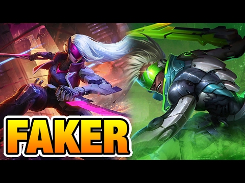 SKT T1 Faker - Katarina vs Ekko - Mid Lane Is My Job