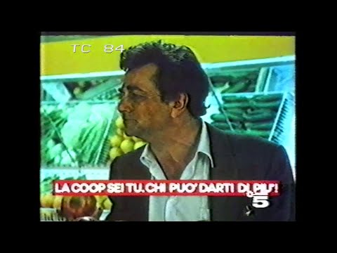 01/02/1989 - Canale 5 - Spot: Supermercati Coop (con Peter Falk)