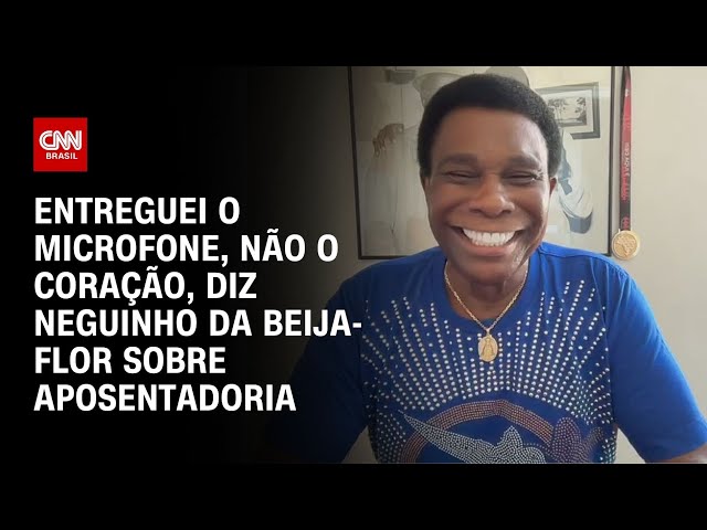 Entreguei o microfone, não o coração, diz Neguinho da Beija-Flor sobre aposentadoria | LIVE CNN