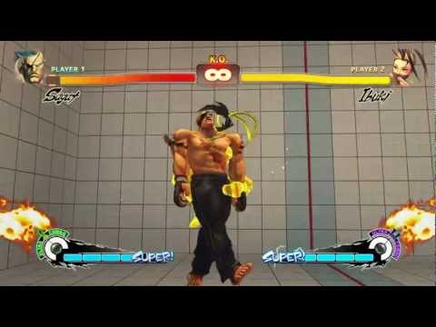 SSF4 AE 2012 - Crossup j.HP on Sagat