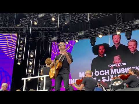 Björn Dixgård of Mando Diao - Infruset live in Malmö 2024 Soundcheck