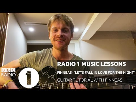 Finneas - Let's Fall In Love For The Night (Guitar Tutorial with Finneas)