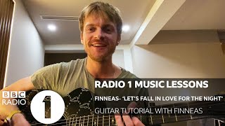 Finneas - Let&#39;s Fall In Love For The Night (Guitar Tutorial with Finneas)