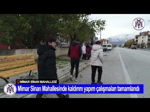 Mimar Sinan Mahallesinde Kaldırım yenileme çalışmaları tamamlandı 12.12.2023